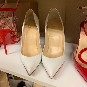 White Napa Leather Pigalle Follies 100